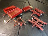 Group Of 6 Red Implements