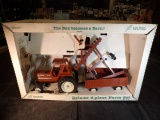 1/16 Hesston 4 Piece Farm Set, Box Has Damage