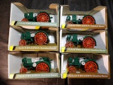 (6) John Deere 1/32 Scale Overtime Tractors Toys
