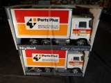 Lot Of 2 Nylint Parts Plus Delivery Trucks, NO 9140-Z