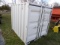 Steel Storage Shed w/ Big Door On End & Small Door & Window On One Side, 23