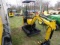 New Hanwoo HW13 Mini Excavator, Backfill Blade, Briggs & Stratton Gas Engin