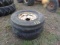 (2) Front Tractor Tires & Rims