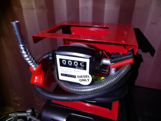 12 Volt Diesel Fuel Pump w/ Meter