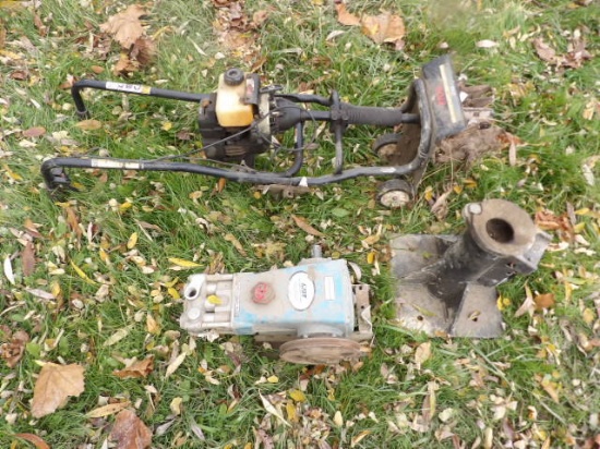 Ryobi Tiller, 5th Wheel Hitch, Pump