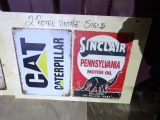 Cat & Sinclair Reproduction Signs