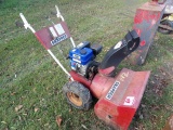 Snapper Walk Behind Snowblower, Runs