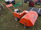 York Walk Behind Sweeper Broom w/ Honda 5.5 HP Gas Engine