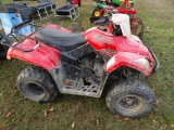Red Artic Cat 4 Wheeler ATV, Drove Into Line, No Paperwork