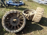 (4) Steel Belted SSL Wheels