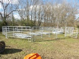 11 Piece Corral System, Includes (10) 12' Corral Panels & (1) 6' Walk Throu
