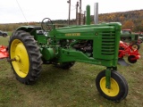 1948 John Deere A Antique Tractor, Restored, Like New Firestone 12.4-42 Tir