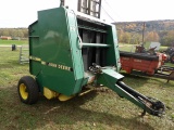 John Deere 375 Round Baler, New Tires, Clean