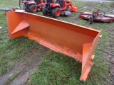 8' SSL Snow Pusher, Universal Quick Attach