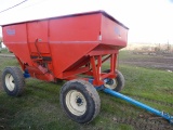 Killbros 385 Gravity Wagon On HD 12 Ton Running Gear w/ Big Wheels, Nice Wa