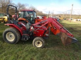 Century 2535 4wd Compact Tractor w/ Loader, Gear Drive, Runs & Drives But N