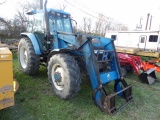 New Holland 8160 MFWD Tractor w/ Hardy Loader, 540 Pto, Dual Remotes, Good