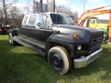 1992 Ford F800 Toter Truck, 7.8L Ford Turbo Diesel, Drove Into Sale, Needs