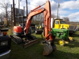 Kubota KX161-3 Excavator, Hydraulic Angle Blade, Hydraulic Thumb, 2 Speed,