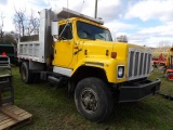 1984 International 2554 Single Axle Dump Truck, DT466 Diesel Engine, Very N