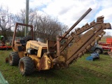 Case DH4B Trencher, 4 Cylinder Diesel Engine, Runs & Works Has A Broken Man