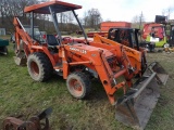 Kubota L35 Compact Loader Backhoe, OROPS, Glide Shift Transmission w/ Shutt