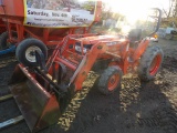 Kubota L3010 4wd Compact Tractor w/ LA482 Loader, Bucket & Forks, AG Tires,