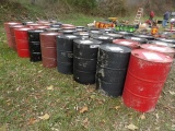 (9X) Metal Oil Barrels, By The Piece Times 9