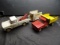 (3) Vintage Tonka Vehicles, Dump & Tow Trucks & Horse Trailer