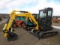UNUSED GF Industry STE35SR Mini Excavator w/ Hydraulic Thumb & Backfill Bla