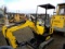 AGT QH12 Mini Excavator w/ Thumb, Yellow, Briggs & Stratton Gas Engine, Unu