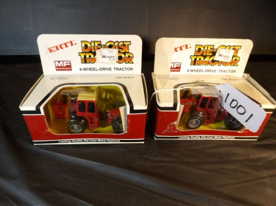 (2) Massey Ferguson 4880 1/64 Tractors