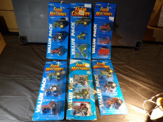 (6) Various ERTL 1/64 Value Packs