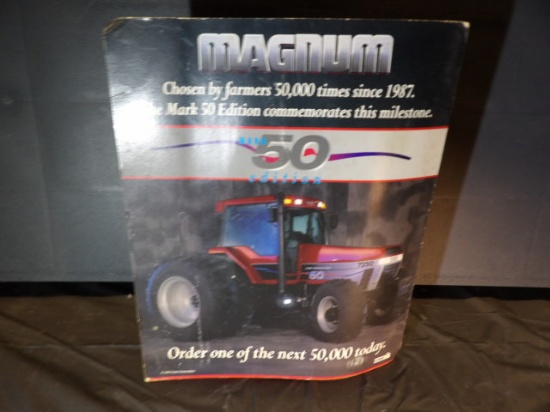 Case IH Magnum Easel Back Advertising Cardboard Display, 50th Anniversary