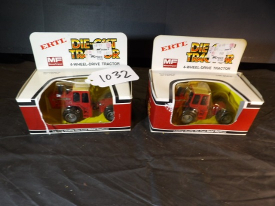 (2) Massey Ferguson 4880 1/64 Tractors