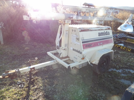 Amida AL4000 Light Plant w/ Excellent Running Kubota D905 3 Cylinder Diesel