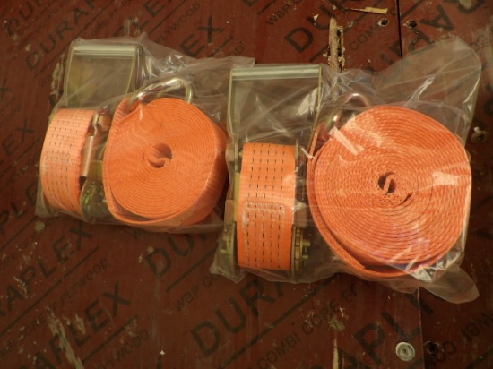 (2) 3" Ratchet Straps