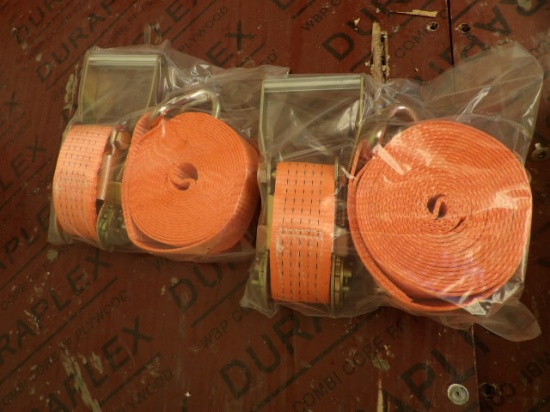 (2) 3" Ratchet Straps