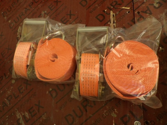 (2) 3" Ratchet Straps
