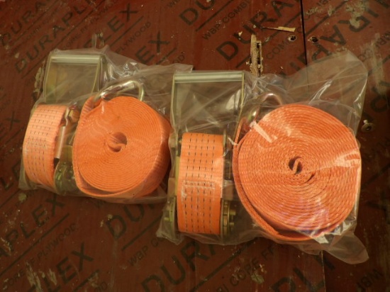 (2) 3" Ratchet Straps