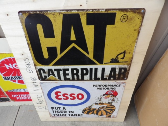 Cat & Esso Signs, New Reproduction