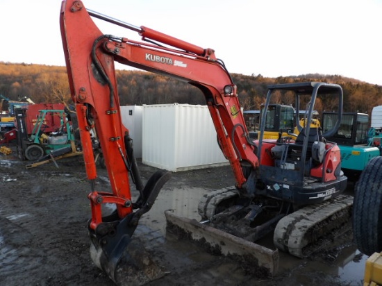 Kubota KX161-3 Midi Excavator, OROPS, Angle Blade, Hydraulic Thumb, 2 Speed