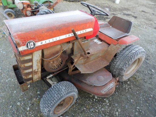 Massey Ferguson 10 Antique Garden Tractor w/ Mower Deck, Original Barn Find