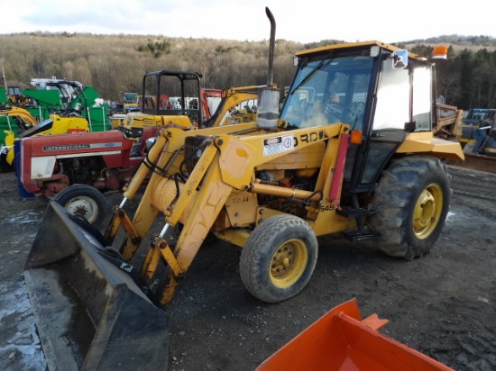 Ford 545D Loader Tractor, EROPS w/ Heat, 3pt, Pto, 1594 Hours, Runs & Works