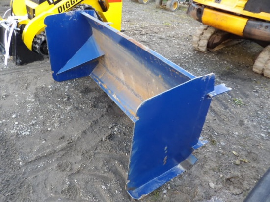 Unused 68" SSL Snow Pusher, Universal Quick Attach