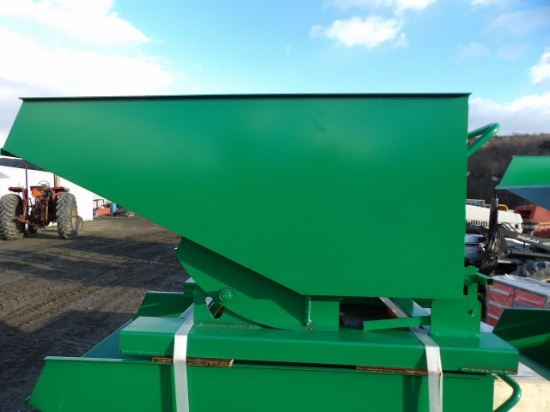 Small Green Self Dumping Hopper