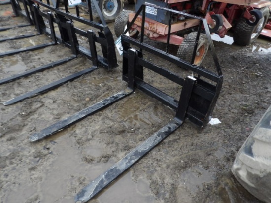 AGT SAII100 SSL Pallet Forks, Universal Quick Attach
