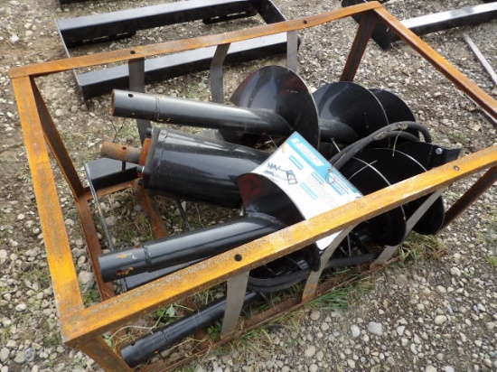 AGT SSECAG-W SSL Post Hole Digger w/ 3 Augurs
