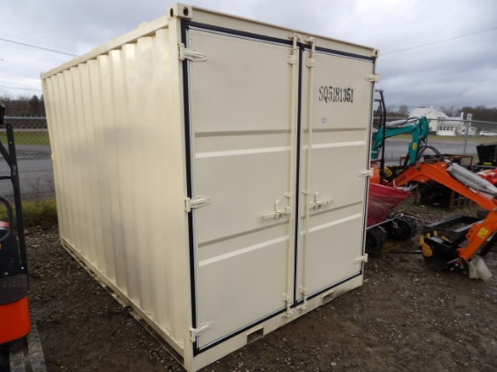 7'X12' Storage Container w/ Side Door & Window