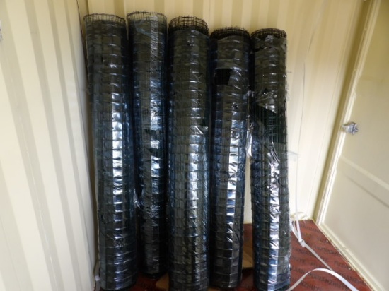 (5) Rolls Of 6' Wire Mesh